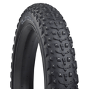 45NRTH Dillinger 5 Tire - 26x4.6 Tubeless Folding Black 120 TPI 258 Concave Carbide Aluminum Studs-4