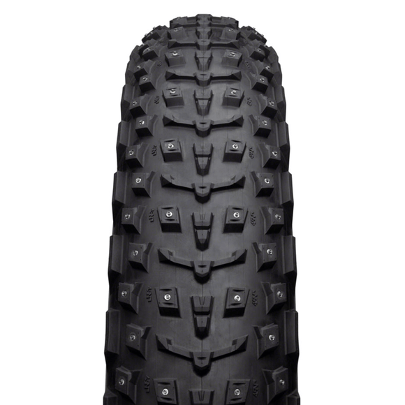 45NRTH Dillinger 5 Tire - 26x4.6 Tubeless Folding Black 120 TPI 258 Concave Carbide Aluminum Studs