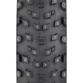45NRTH Wrathlorde Tire - 26x4.2 Tubeless Folding Black 120 TPI 300 XL Concave Carbide Aluminum Studs - 0