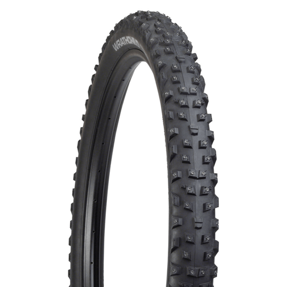 45NRTH Wrathchild Tire - 29x2.6 Tubeless Folding 120 TPI 252 XL Concave Carbide Aluminum Studs