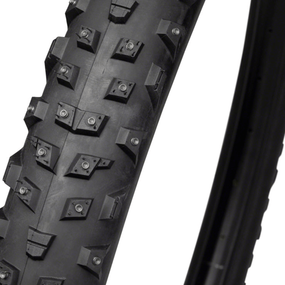 45NRTH Wrathchild Tire - 29x2.6 Tubeless Folding 120 TPI 252 XL Concave Carbide Aluminum Studs