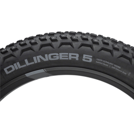 45NRTH Dillinger 5 Tire - 27.5x4.5 Tubeless Folding 120 TPI 252 Concave Carbide Aluminum Studs - 0