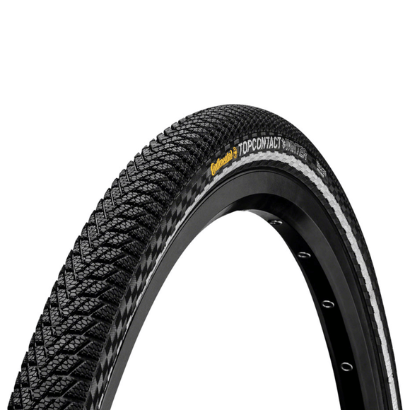 Continental Top Contact Winter II Premium Tire - 26x1.90 Clincher Folding Black/Reflex Vectran Breaker E50
