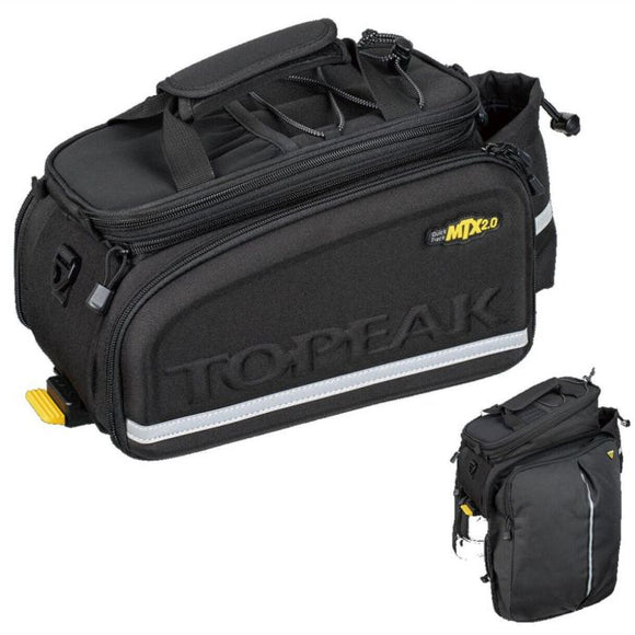 Topeak TT9635B2 MTX 2.0 DXP Bike Trunk Bag w/Foldout Panniers - The Bikesmiths