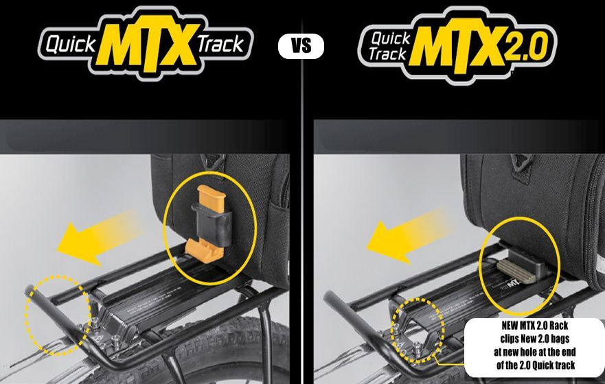 Topeak TT9646B2 MTX 2.0 EX Trunk Bag Bike Rack QuickTrack System - The Bikesmiths