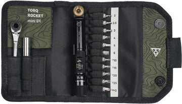 TOPEAK TT2607 Torq Rachet 1-6Nm Adjustable Torq Wrench W/11 Bits/Holder - The Bikesmiths