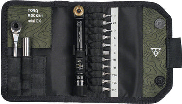 TOPEAK TT2607 Torq Rachet 1-6Nm Adjustable Torq Wrench W/11 Bits/Holder - The Bikesmiths