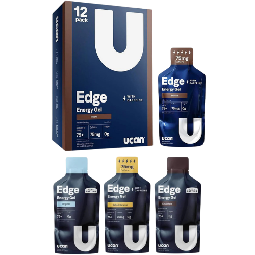 UCAN EDGE Ultimate Energy Gel Shots Box of 12 UCAN