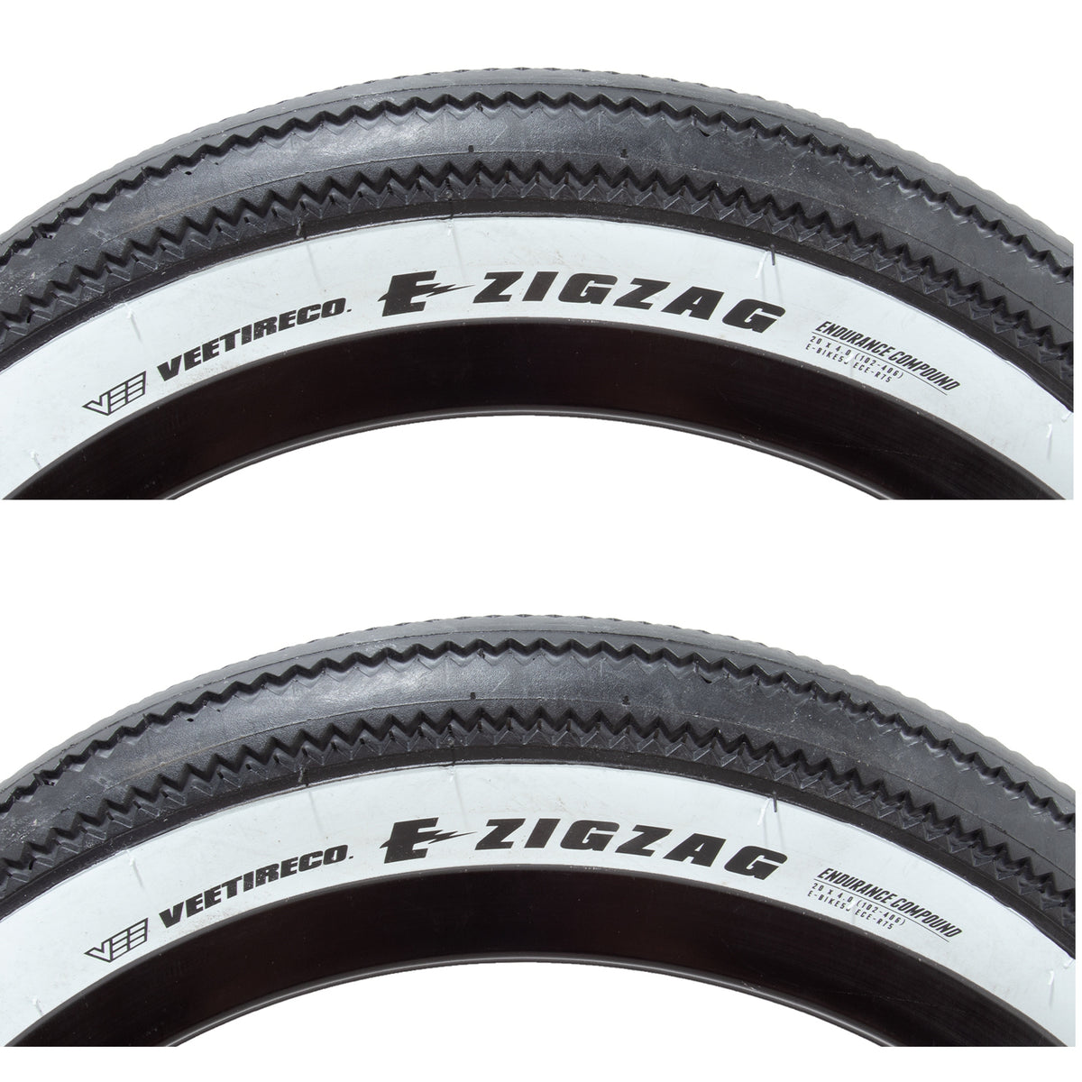 Pneumatico Vee Rubber Zig Zag 26x4.0 Tubeless Ready Per Fat Bike (E-Bike) - 1 O 2 Pezzi - Foto 3