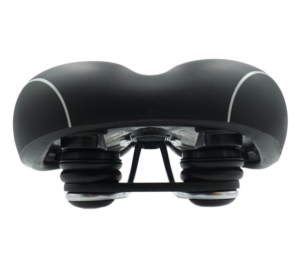 Velo End Zone Gel with Comfort Shock Bumpers City Cruiser Saddle Vinyl Durasoft