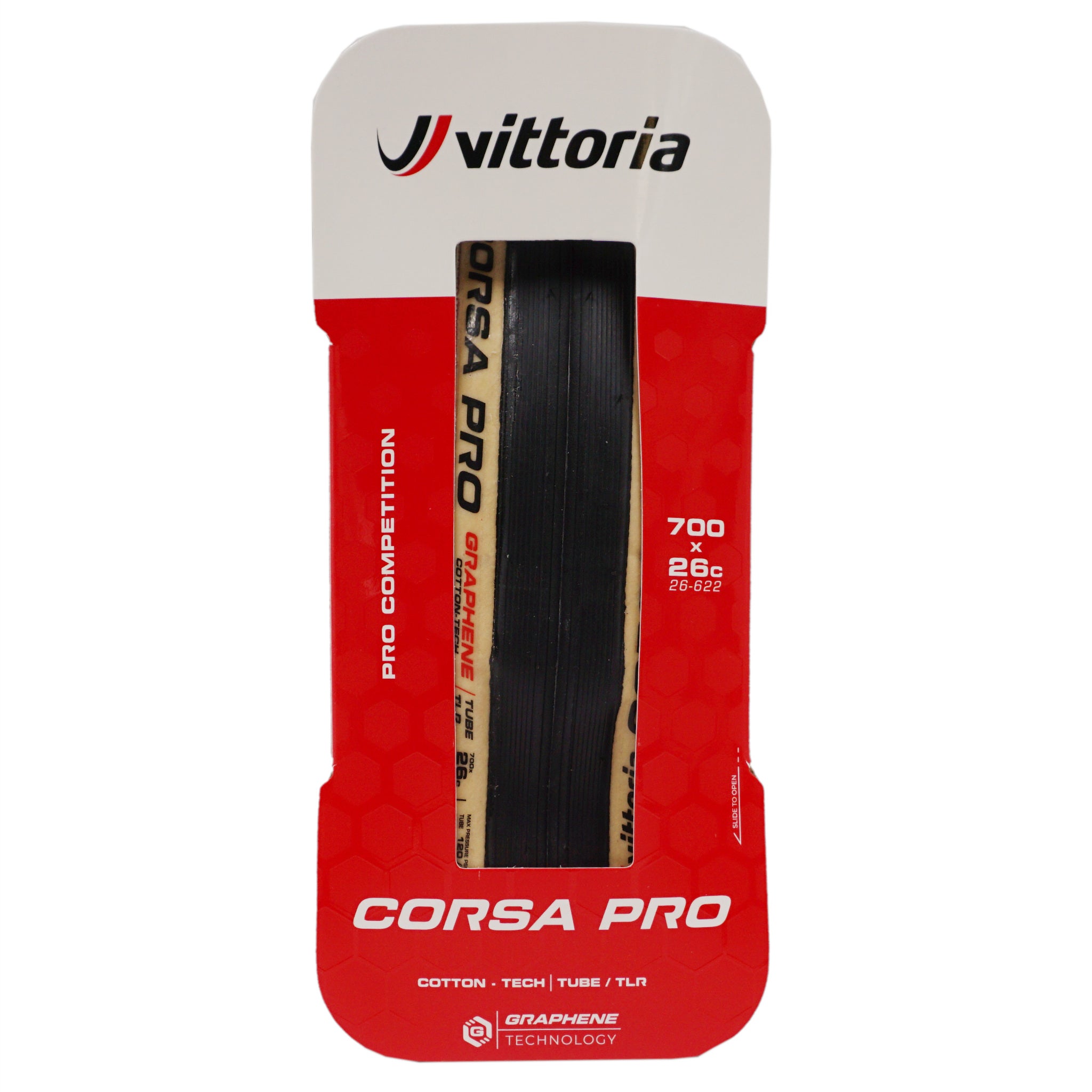 Vittoria Corsa Pro 700c Tanwall Tubeless TLR Race Tire