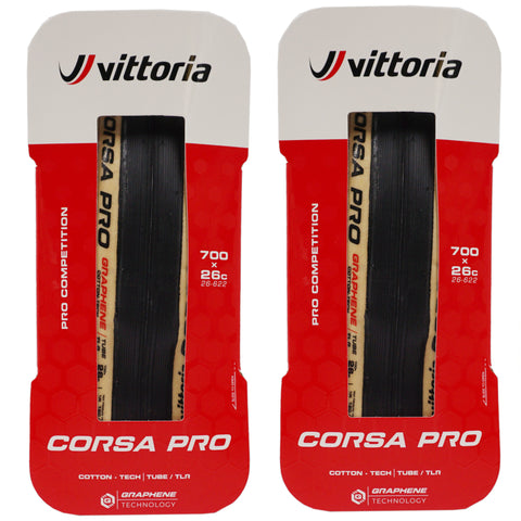Image of Vittoria Corsa Pro 700c Tanwall Tubeless TLR Race Tire