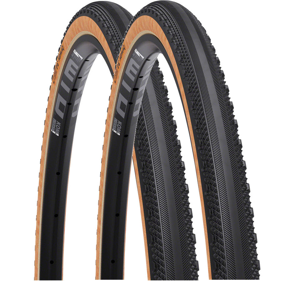 2本　WTB ByWay TCS 47-584 ロードプラス　チューレスレディ WTB Byway Tire - 650b x 47, TCS Tubeless, Folding, Black/Brown