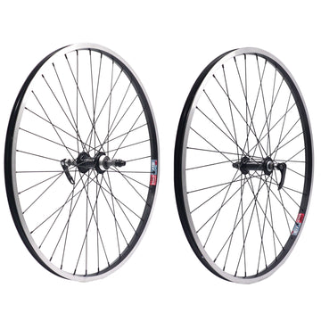 Weinmann 519 26-inch 9x100 Front 10x135 Rear QR Black Freewheel Mountain Bike Wheelset Weinmann