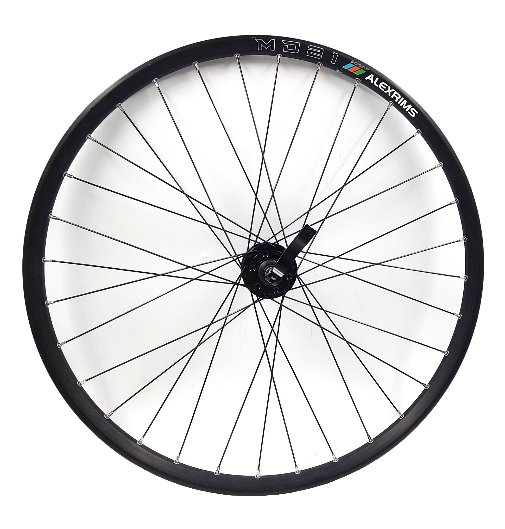 Alex MD21 26" inch Front Disc Brake Doublewall Black Wheel - The Bikesmiths