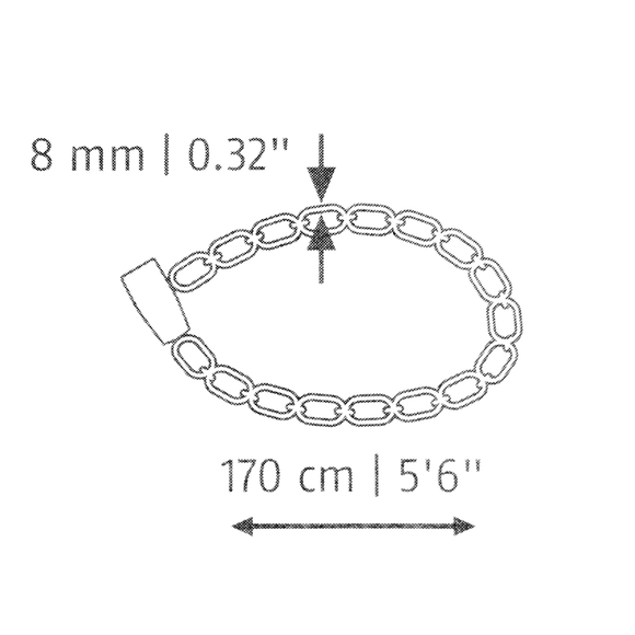 Abus Steel-O-Chain 9808K Chain Lock Abus