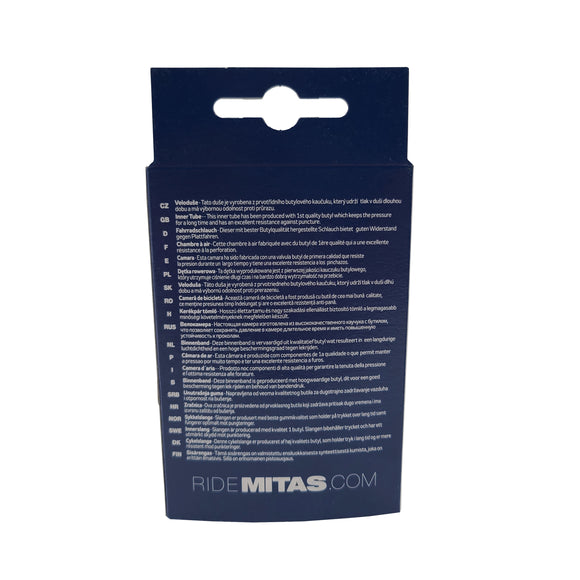 Mitas Presta Tube 700x23-28 60mm Threaded Valve - The Bikesmiths