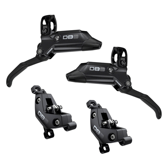 SRAM DB8 Stealth Disc Brake and Lever - Mineral Oil Hydraulic Post Mount Diffusion Black B1