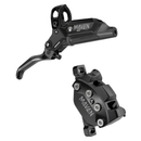SRAM Maven Silver Disc Brake and Lever - Post Mount 4-Piston Aluminum Lever SS Hardware Black A1-1