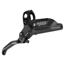 SRAM Maven Silver Disc Brake and Lever - Post Mount 4-Piston Aluminum Lever SS Hardware Black A1-2
