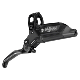 SRAM Maven Silver Disc Brake and Lever - Post Mount 4-Piston Aluminum Lever SS Hardware Black A1 - 0