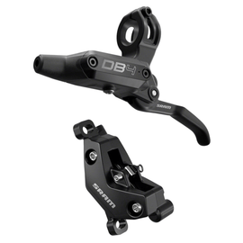 SRAM DB4 Disc Brake and Lever - Post Mount 4-Piston Aluminum Lever Diffusion Black A1