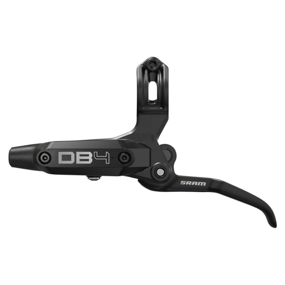 SRAM DB4 Disc Brake and Lever - Post Mount 4-Piston Aluminum Lever Diffusion Black A1