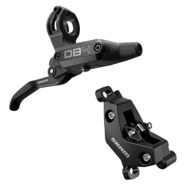 SRAM DB4 Disc Brake and Lever - Post Mount 4-Piston Aluminum Lever Diffusion Black A1 - The Bikesmiths