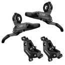 SRAM DB4 Disc Brake and Lever - Post Mount 4-Piston Aluminum Lever Diffusion Black A1-7