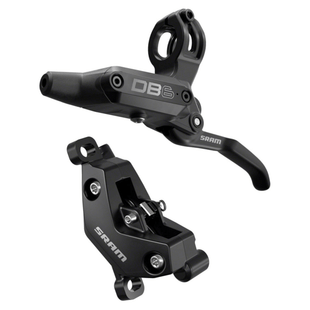 SRAM DB6 Disc Brake and Lever - Post Mount 4-Piston Aluminum Lever Diffusion Black A1
