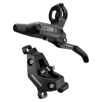 SRAM DB6 Disc Brake and Lever - Post Mount 4-Piston Aluminum Lever Diffusion Black A1 - The Bikesmiths