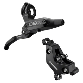 SRAM DB6 Disc Brake and Lever - Post Mount 4-Piston Aluminum Lever Diffusion Black A1