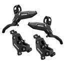 SRAM Motive Bronze Disc Brake and Lever - Post Mount 4-Piston Aluminum Lever Diffusion Black A1-6
