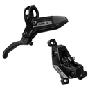 SRAM Motive Silver Disc Brake and Lever - Post Mount 4-Piston Aluminum Lever Black A1-1