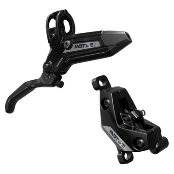 SRAM Motive Silver Disc Brake and Lever - Post Mount 4-Piston Aluminum Lever Black A1 - The Bikesmiths