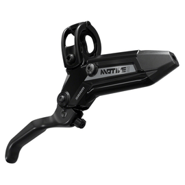 SRAM Motive Silver Disc Brake and Lever - Post Mount 4-Piston Aluminum Lever Black A1 - 0
