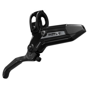 SRAM Motive Silver Disc Brake and Lever - Post Mount 4-Piston Aluminum Lever Black A1
