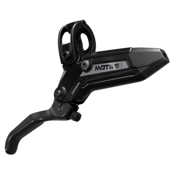SRAM Motive Silver Disc Brake and Lever - Post Mount 4-Piston Aluminum Lever Black A1 - The Bikesmiths