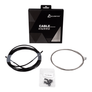Ciclovation Advanced Mountain & Hybrid Bike Brake Cable and Black Housing Set - The Bikesmiths