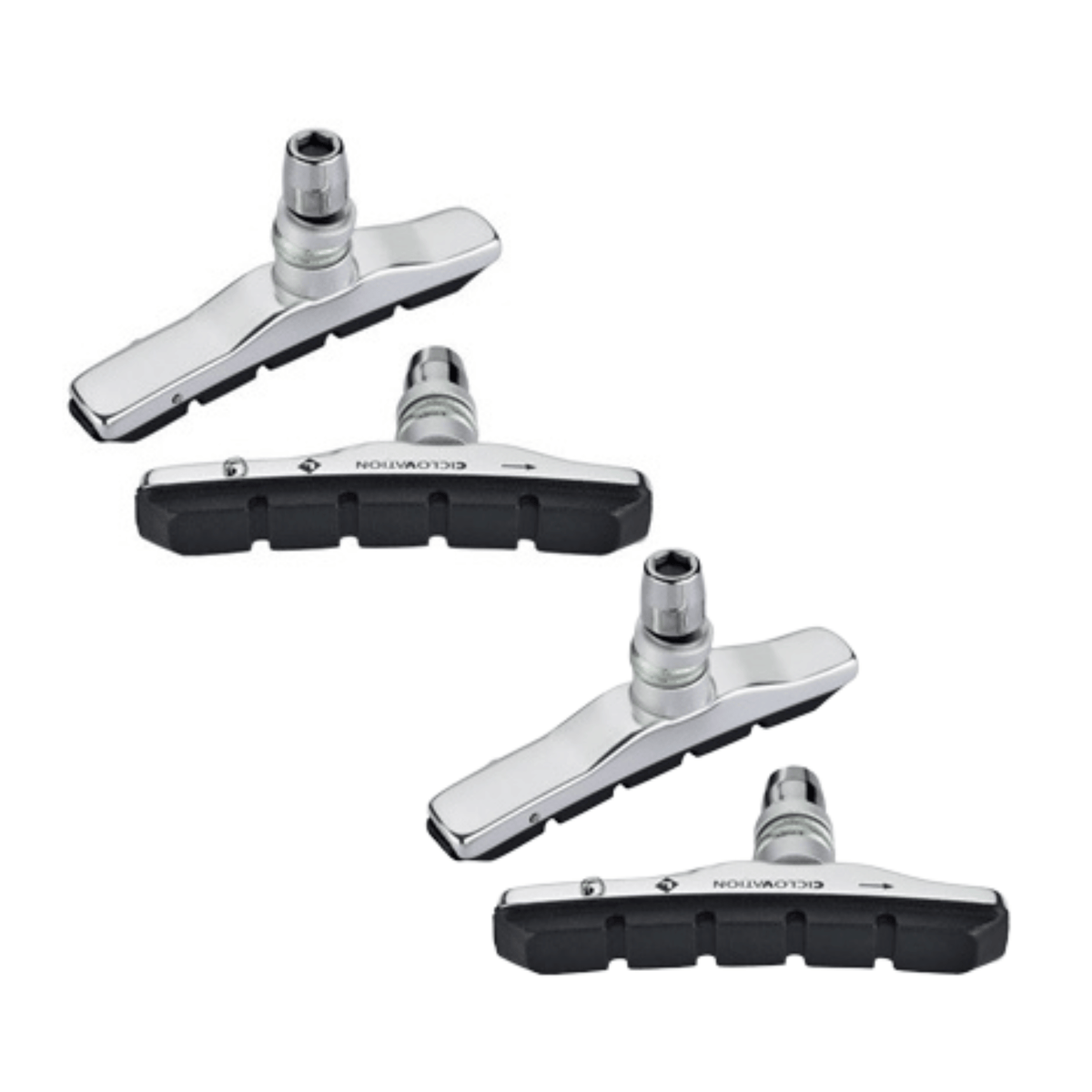 Ciclovation Advanced Threaded Post Mount V-Brake 70mm Brake Pads | The ...