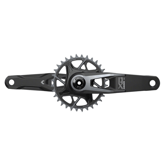 SRAM X0 Eagle T-Type Wide Crankset - 12-Speed 32t Chainring Direct Mount 2-Guards DUB Spindle Interface Black V2