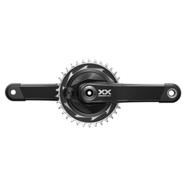 SRAM XX SL Eagle T-Type AXS Power Meter Crankset - 12-Speed 34t Chainring DM Thread Mount DUB Spindle Interface Black