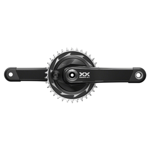 SRAM XX SL Eagle T-Type AXS Power Meter Crankset - 12-Speed 34t Chainring DM Thread Mount DUB Spindle Interface Black