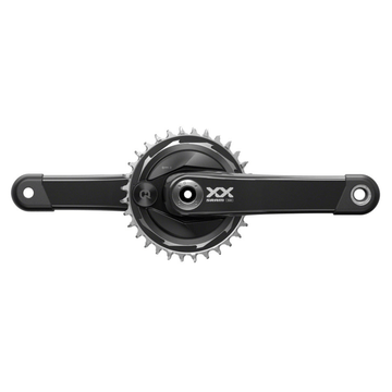 SRAM XX Eagle T-Type AXS Power Meter Wide Crankset - 12-Spd 32t Chainring DM Thread Mount PM Spider DUB Spindle Interface - The Bikesmiths