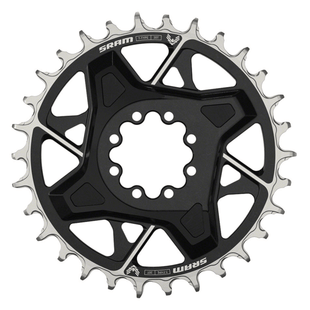 SRAM X0 Eagle T-Type Direct Mount Chainring - 12-Speed 8-Bolt Direct Mount 3mm Offset Aluminum Black D1