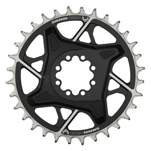 SRAM X0 Eagle T-Type Direct Mount Chainring - 12-Speed 8-Bolt Direct Mount 3mm Offset Aluminum Black D1
