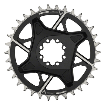 SRAM X0 Eagle T-Type Direct Mount Chainring - 12-Speed 8-Bolt Direct Mount 3mm Offset Aluminum Black D1 - The Bikesmiths