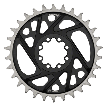 SRAM XX Eagle T-Type Direct Mount Chainring - 12-Speed 8-Bolt Direct Mount 3mm Offset Aluminum Black D1 - The Bikesmiths