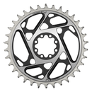 SRAM XX SL Eagle T-Type Direct Mount Chainring - 12-Speed 8-Bolt Direct Mount 0mm Offset Aluminum Black/Silver D1-2