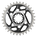 SRAM XX SL Eagle T-Type Direct Mount Chainring - 12-Speed 8-Bolt Direct Mount 3mm Offset Aluminum Black/Silver D1-1